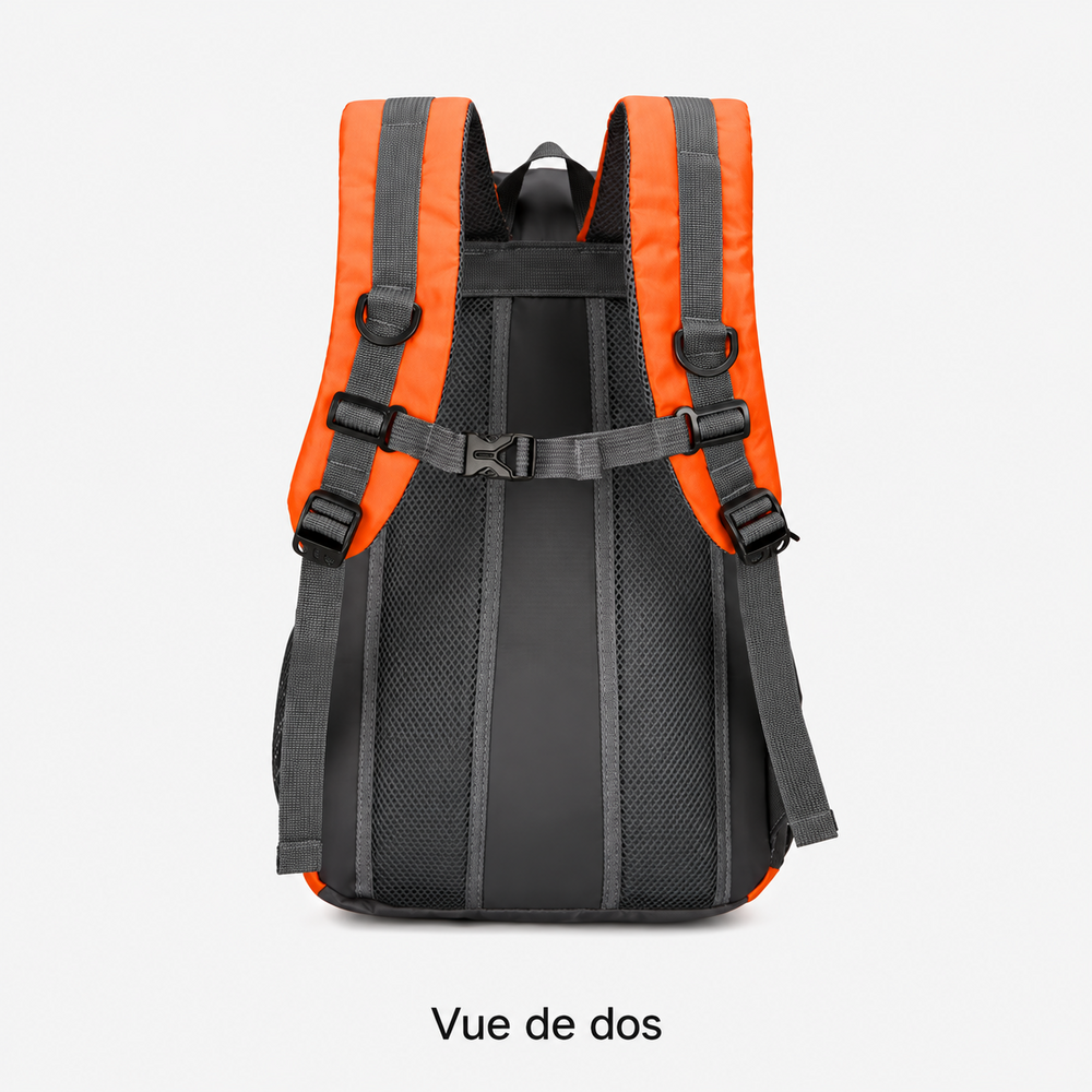 Sac de randonnée homme de dos