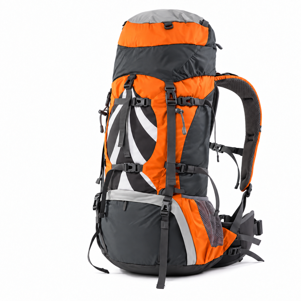 Sac de randonnée 70L orange