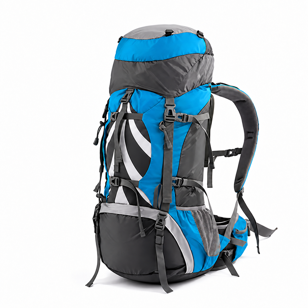 Sac de randonnée 70L bleu