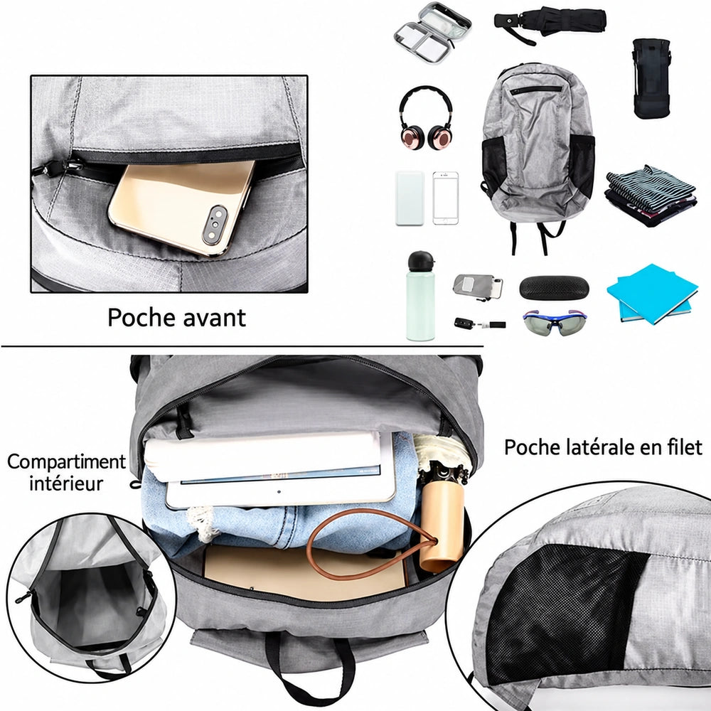 Sac à dos randonnée femme 20L poches