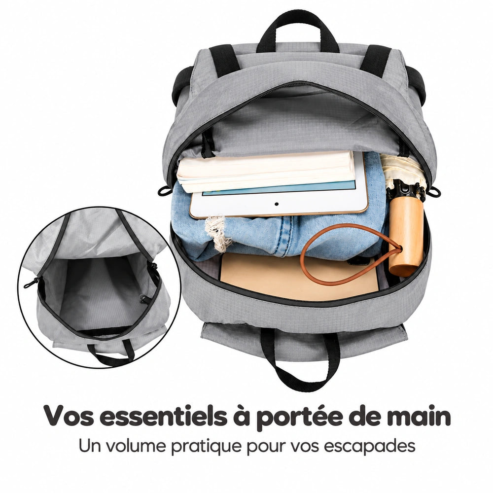 Sac à dos randonnée femme 20L intérieur