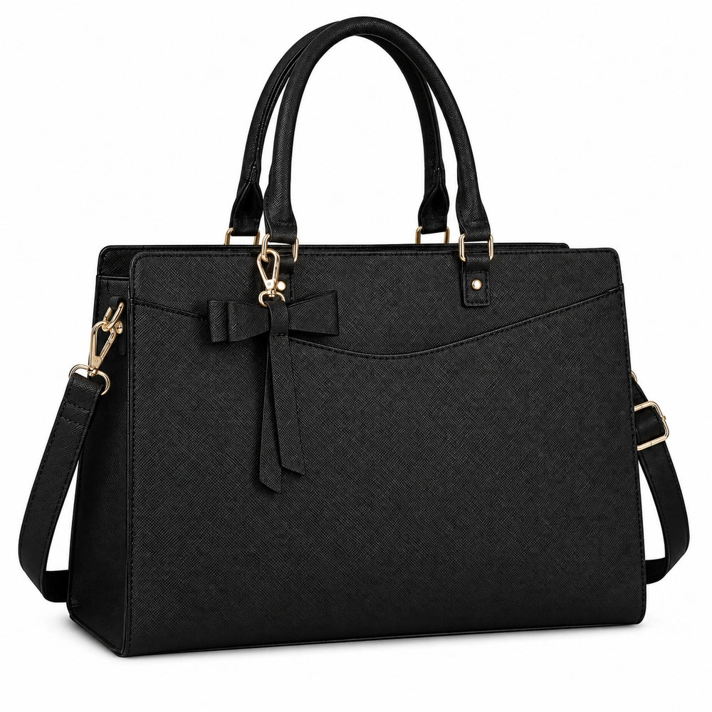 Sac à main noir rigide
