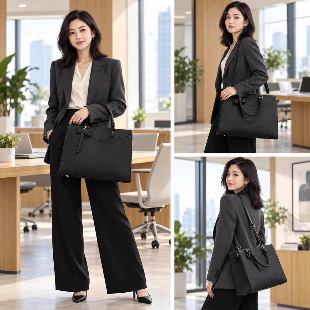Sac à main noir rigide femme en noir