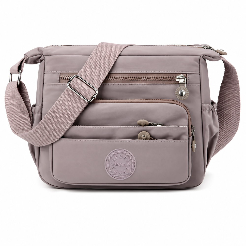 Sacoche tissu bandoulière femme kaki
