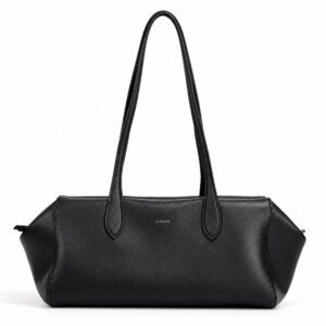 Sac porté épaule cuir noir