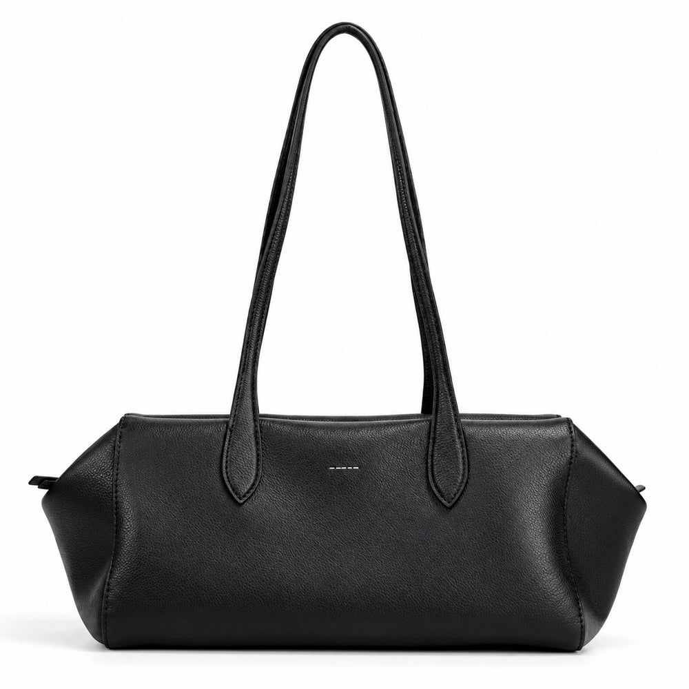 Sac porté épaule cuir noir