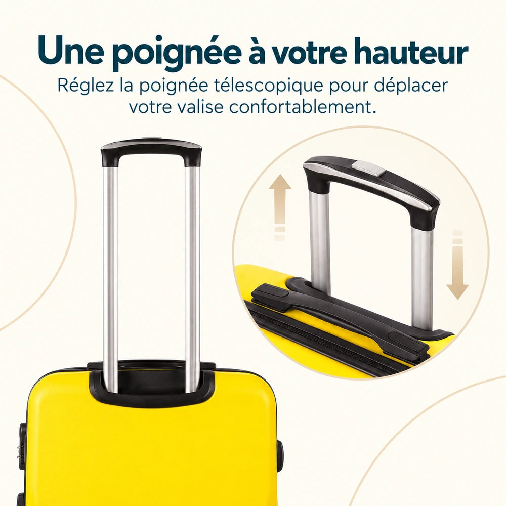 Ensemble valise soute et cabine poignรฉe