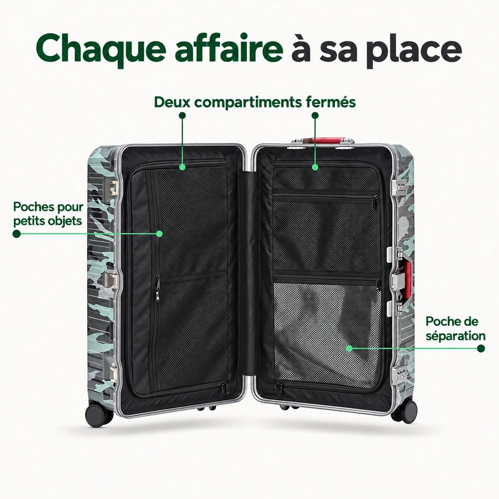 Grande valise originale intรฉrieur