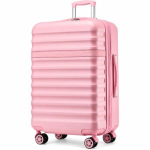 Grande valise rose