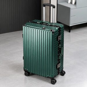 Grande valise verte