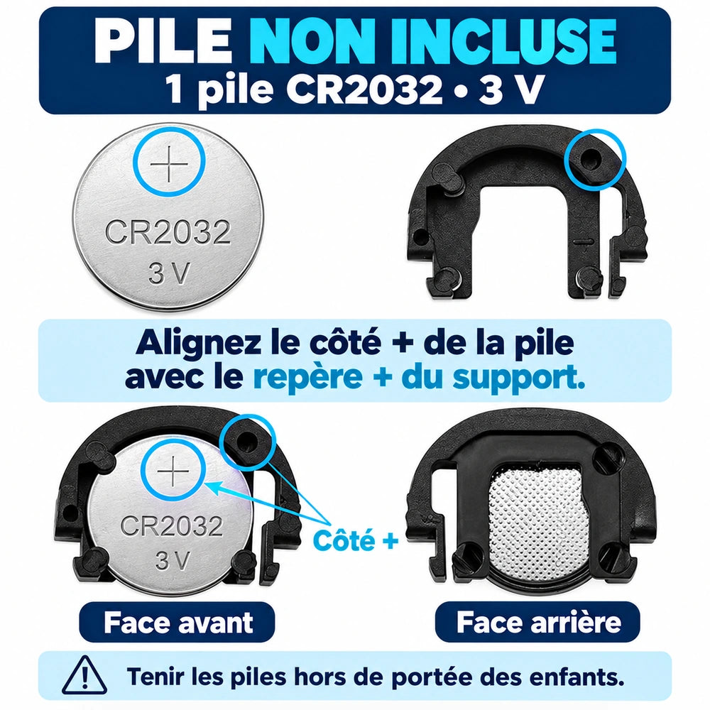 Pèse valise électronique pile