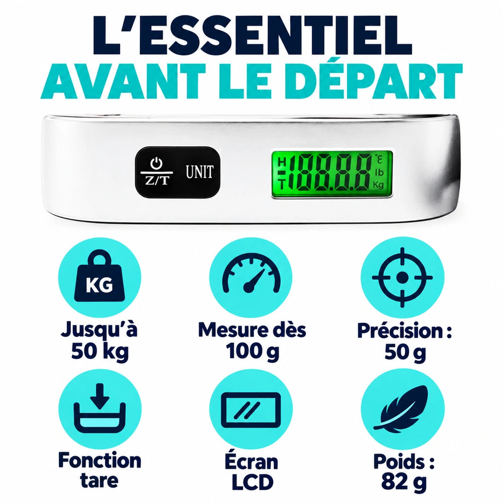 Pèse valise électronique conditions