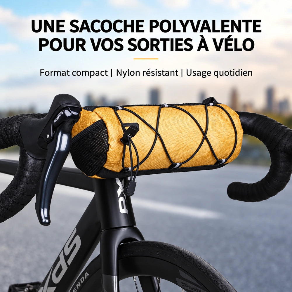 Sacoche avant vélo randonnée polyvalent