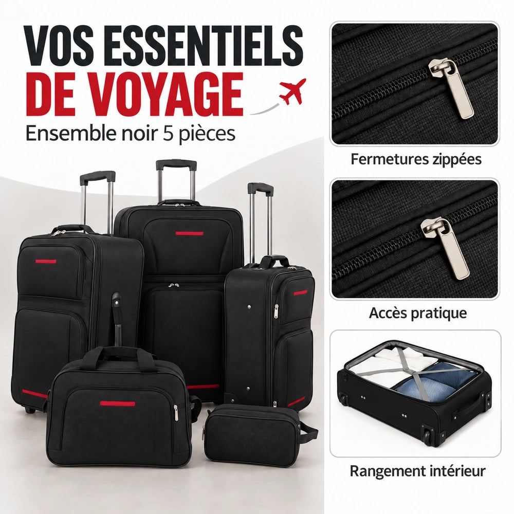 Set de valise souple voyages