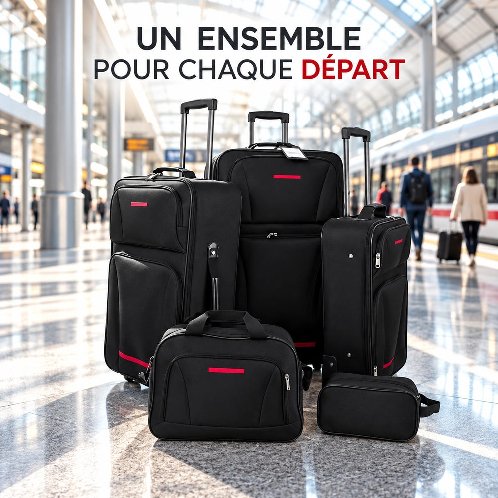 Set de valise souple gare