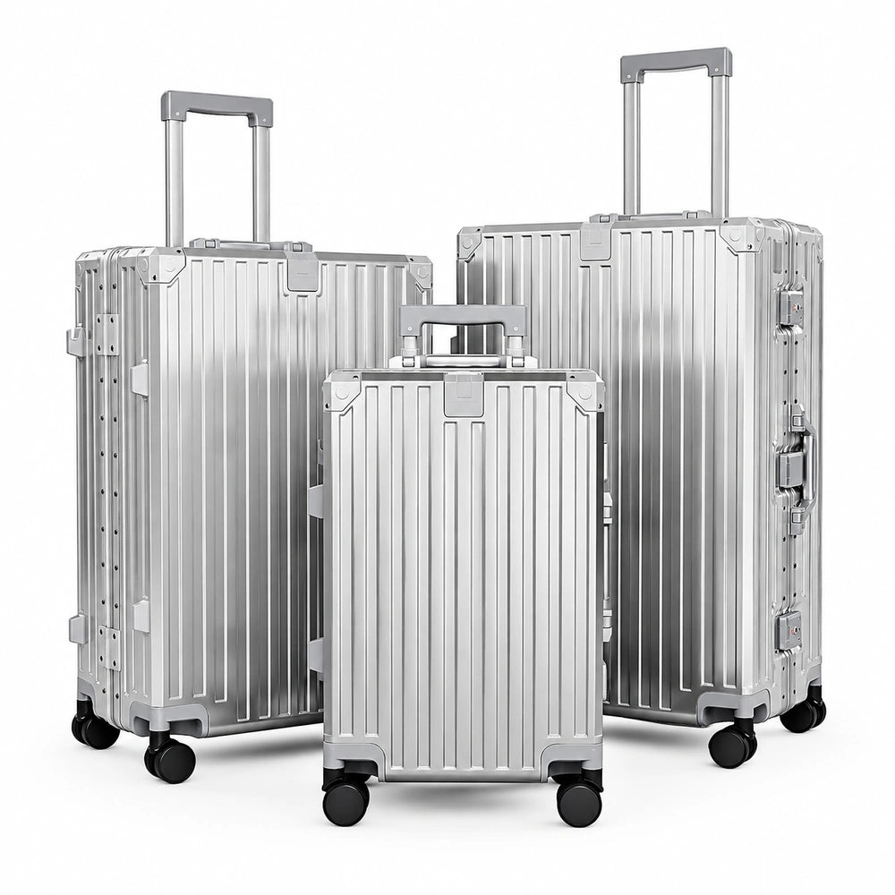 Set valise aluminium