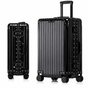 Valise aluminium noir