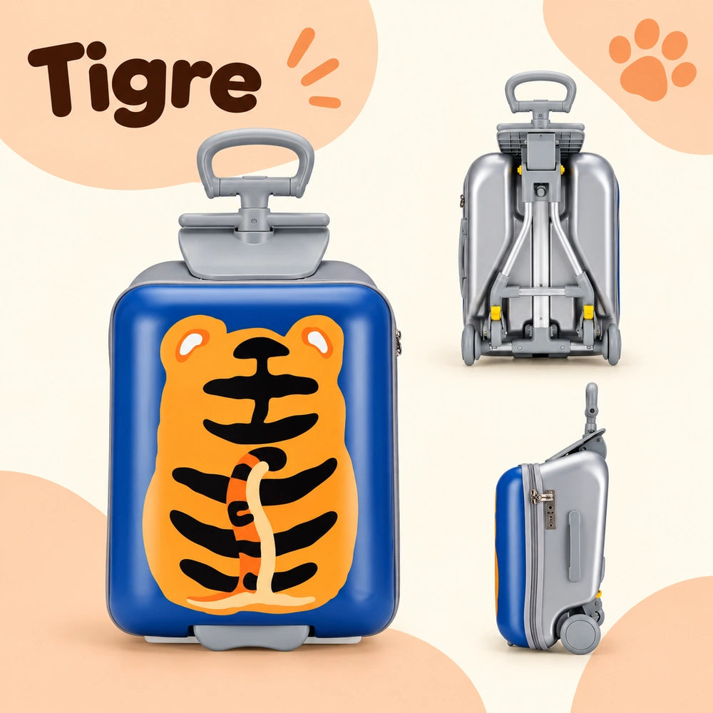 Valise animaux enfant tigre