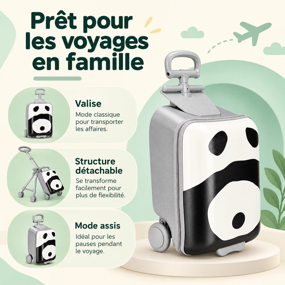 Valise animaux enfant voyage