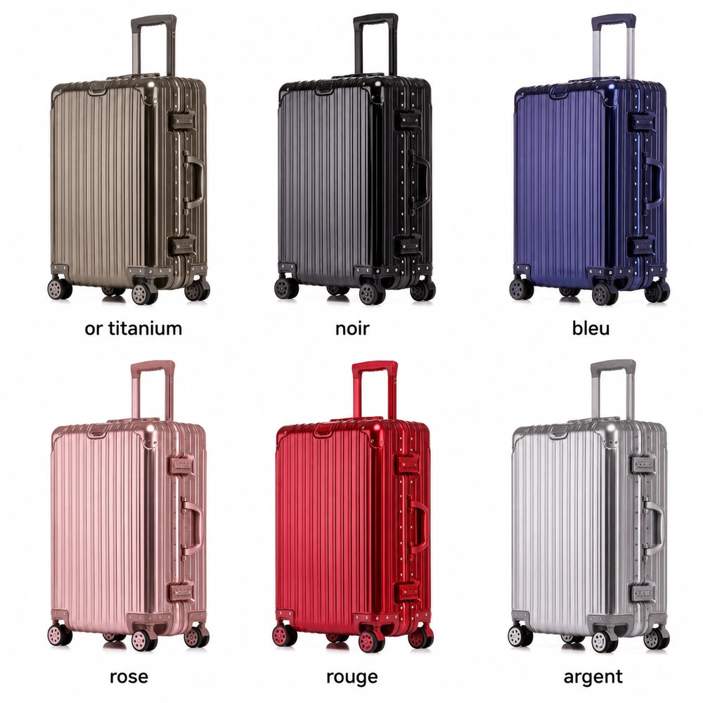 Valise cabine aluminium coloris