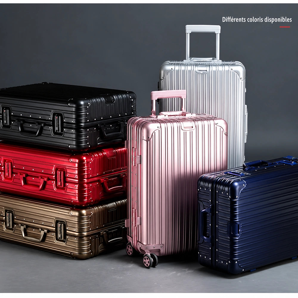 Valise cabine aluminium coloris
