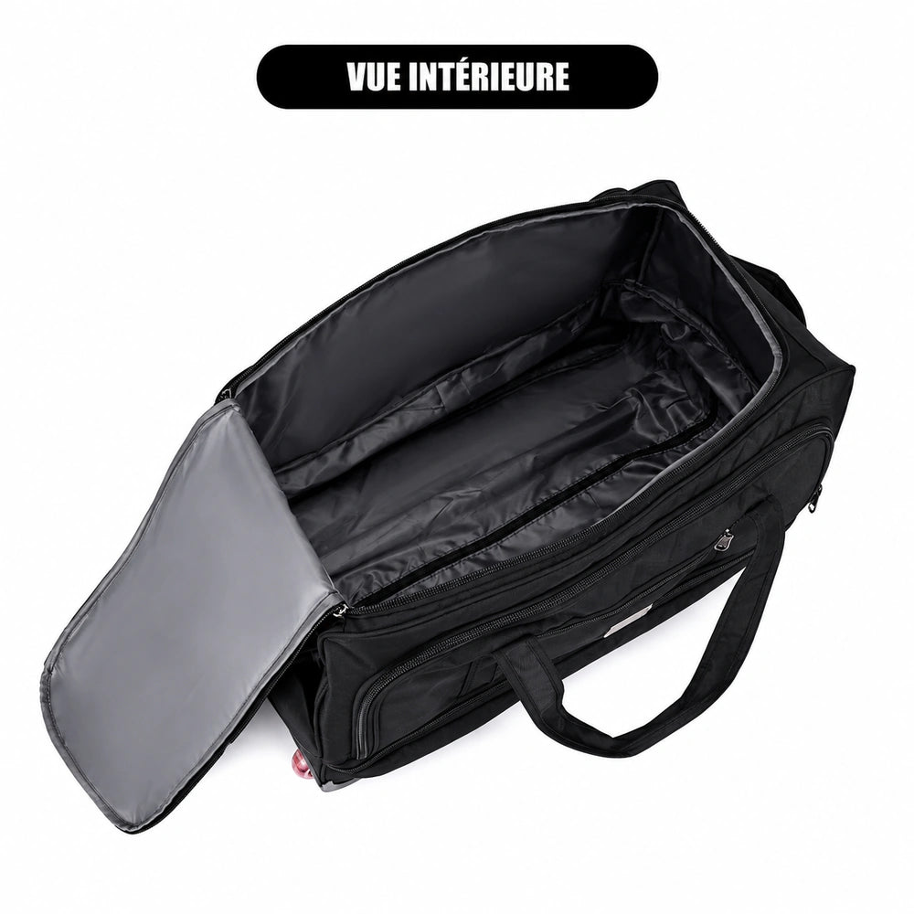 Valise cabine tissu intérieur