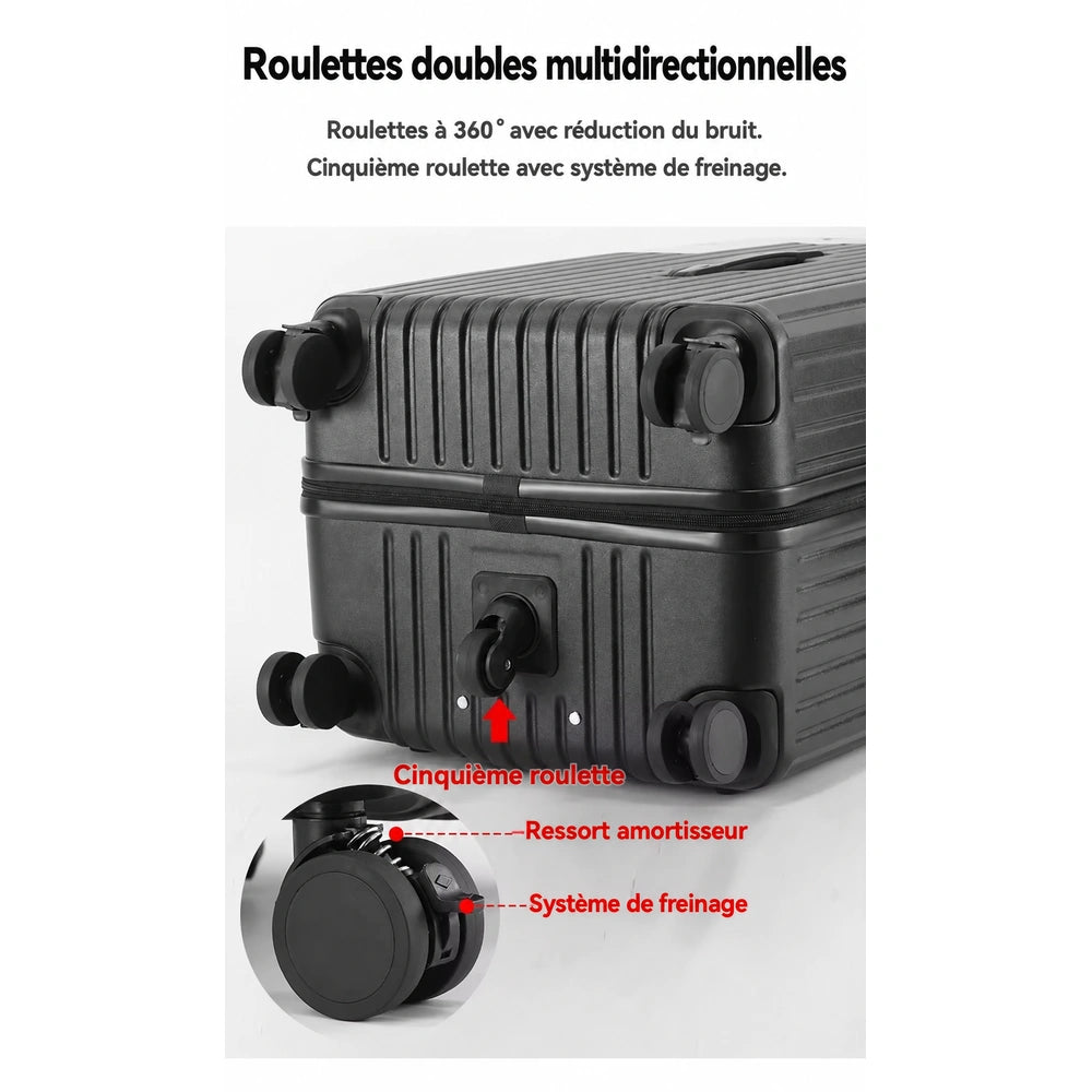 Valise cabine TSA roulettes