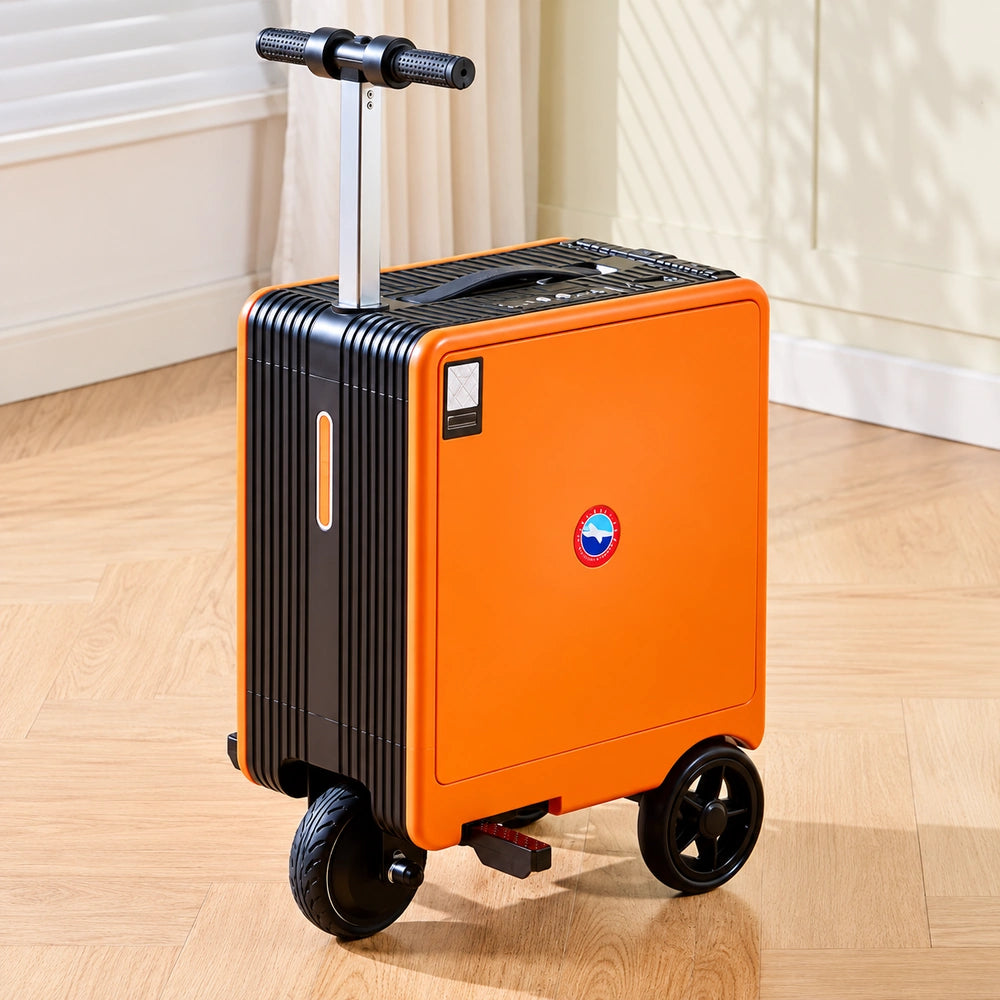 Valise électrique enfant orange