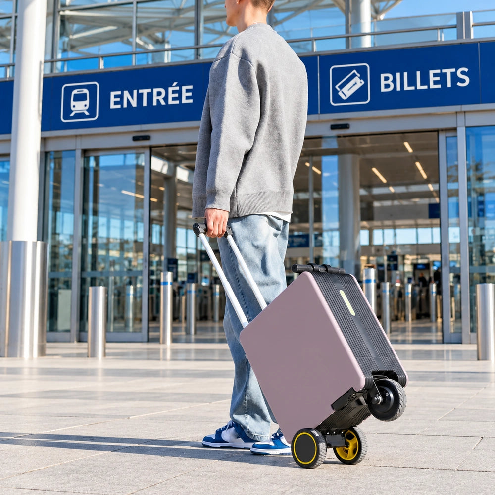 Valise électrique enfant aéroport