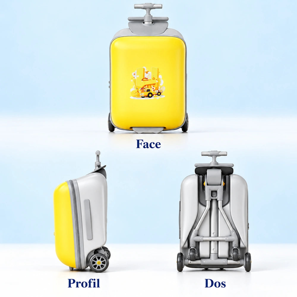 Valise rigide enfant angles