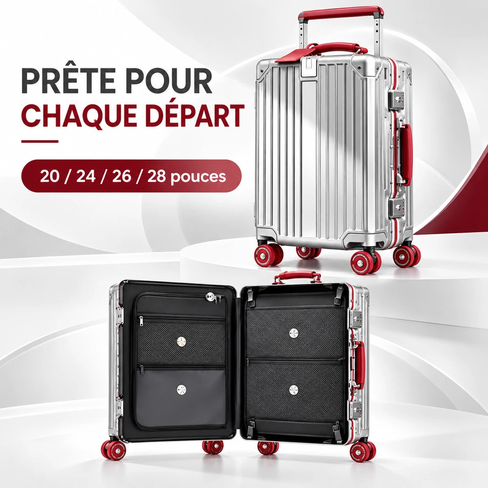 Valise avec roue de skate voyage
