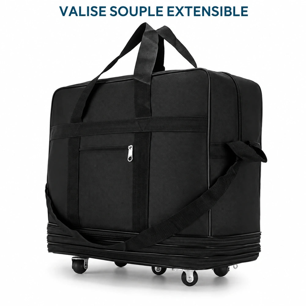 Valise souple extensible