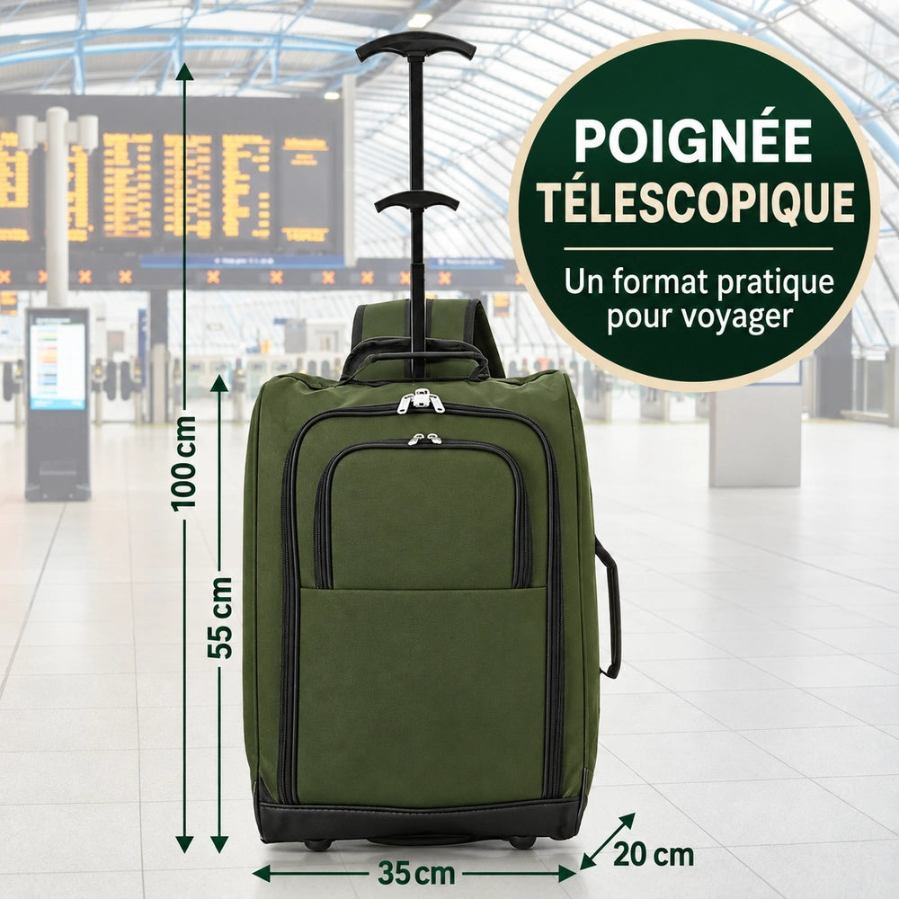 Valise souple sac à dos dimensions