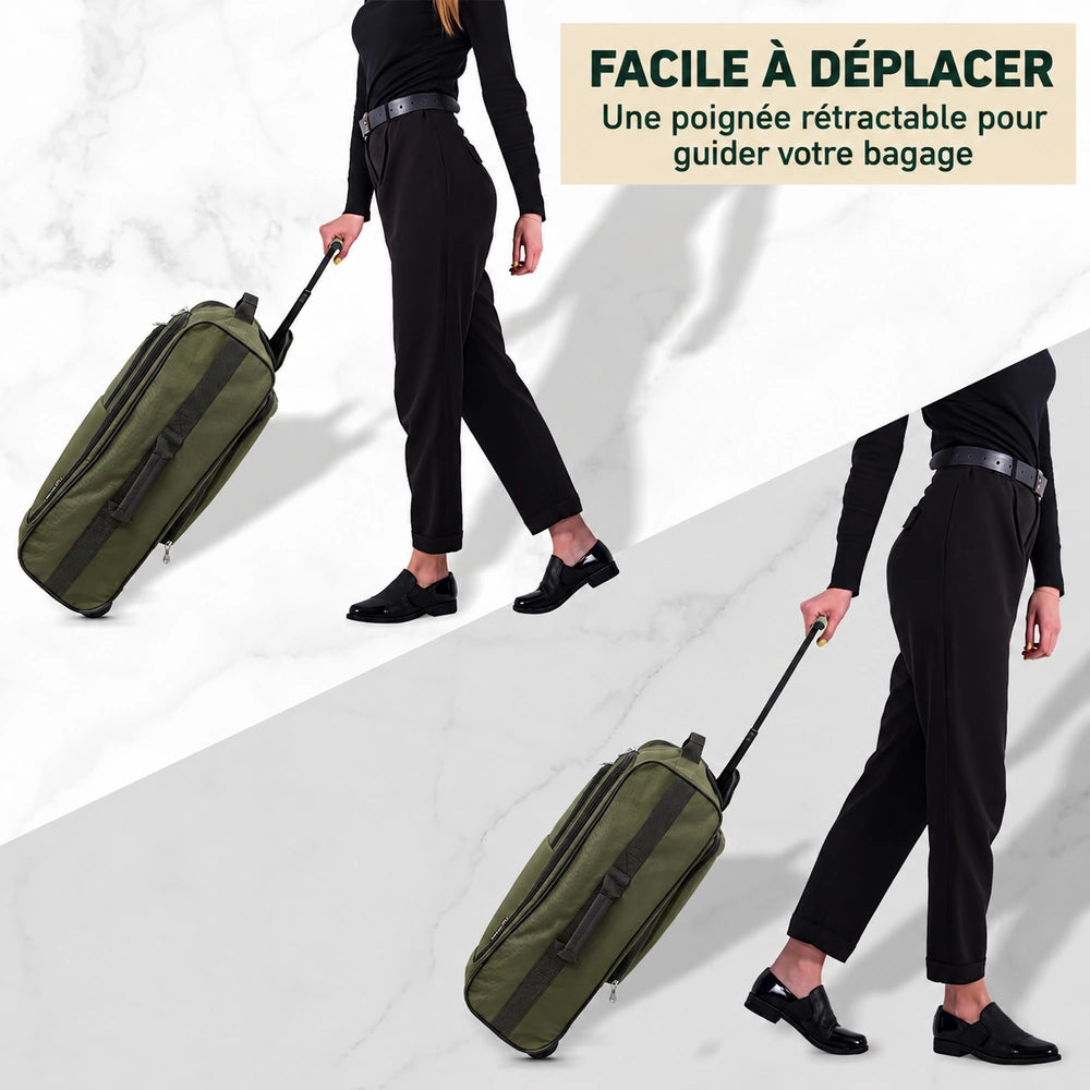 Valise souple sac à dos poignée