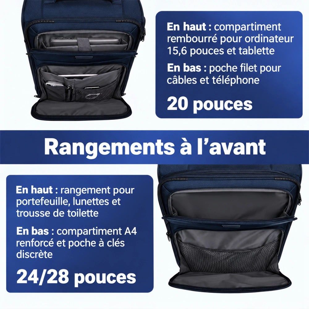 Valise souple soute rangements