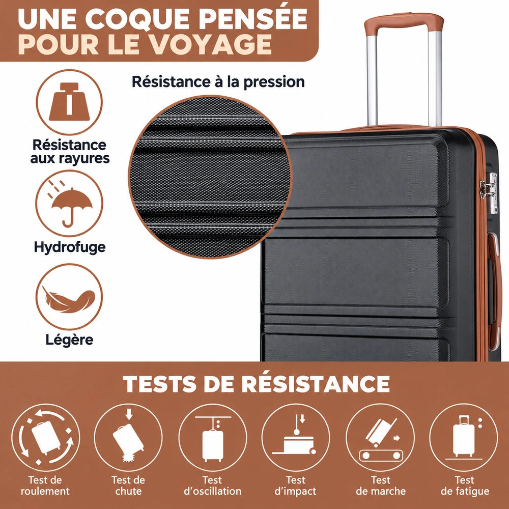 Valise soute 80 cm coque