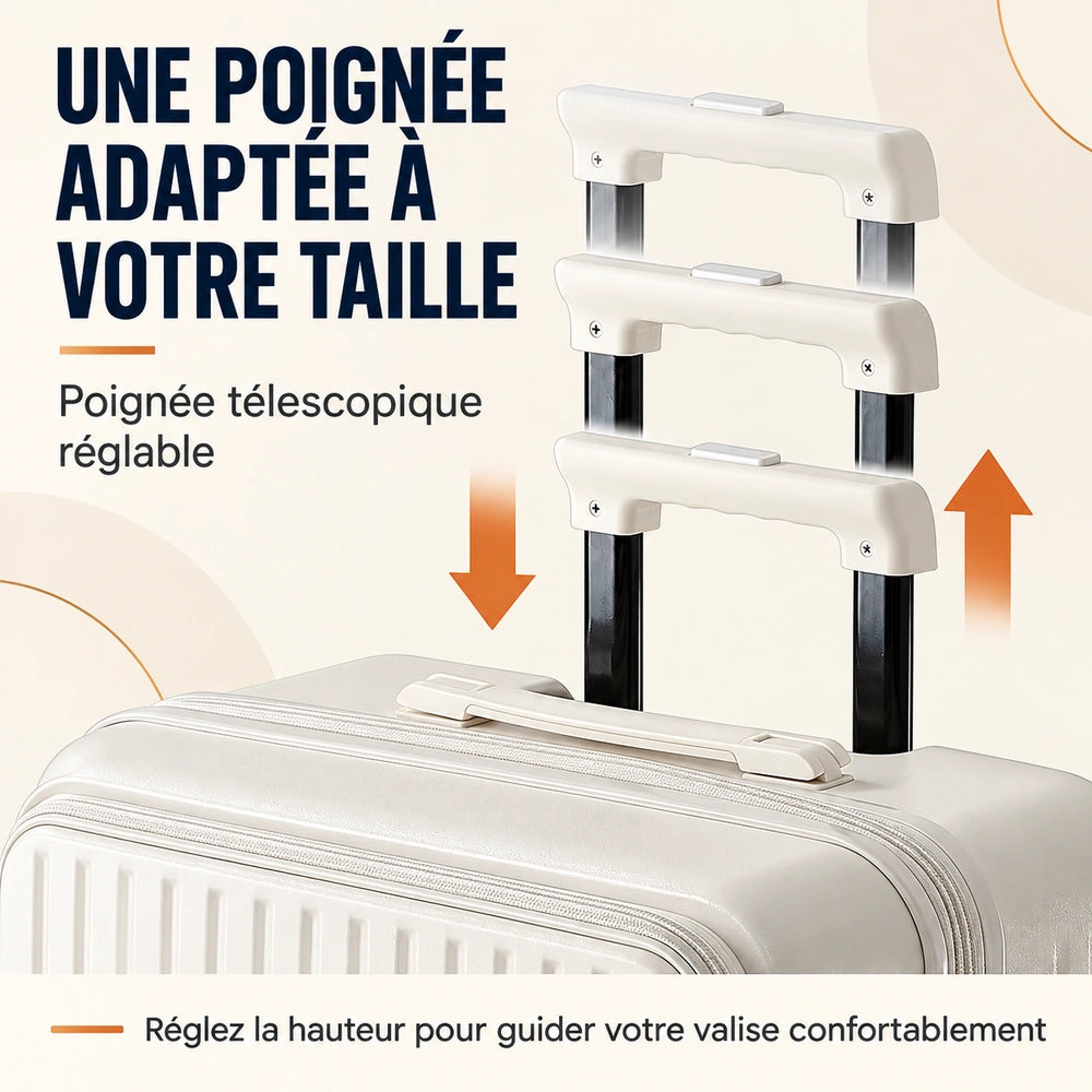 Valise soute extensible poignรฉe