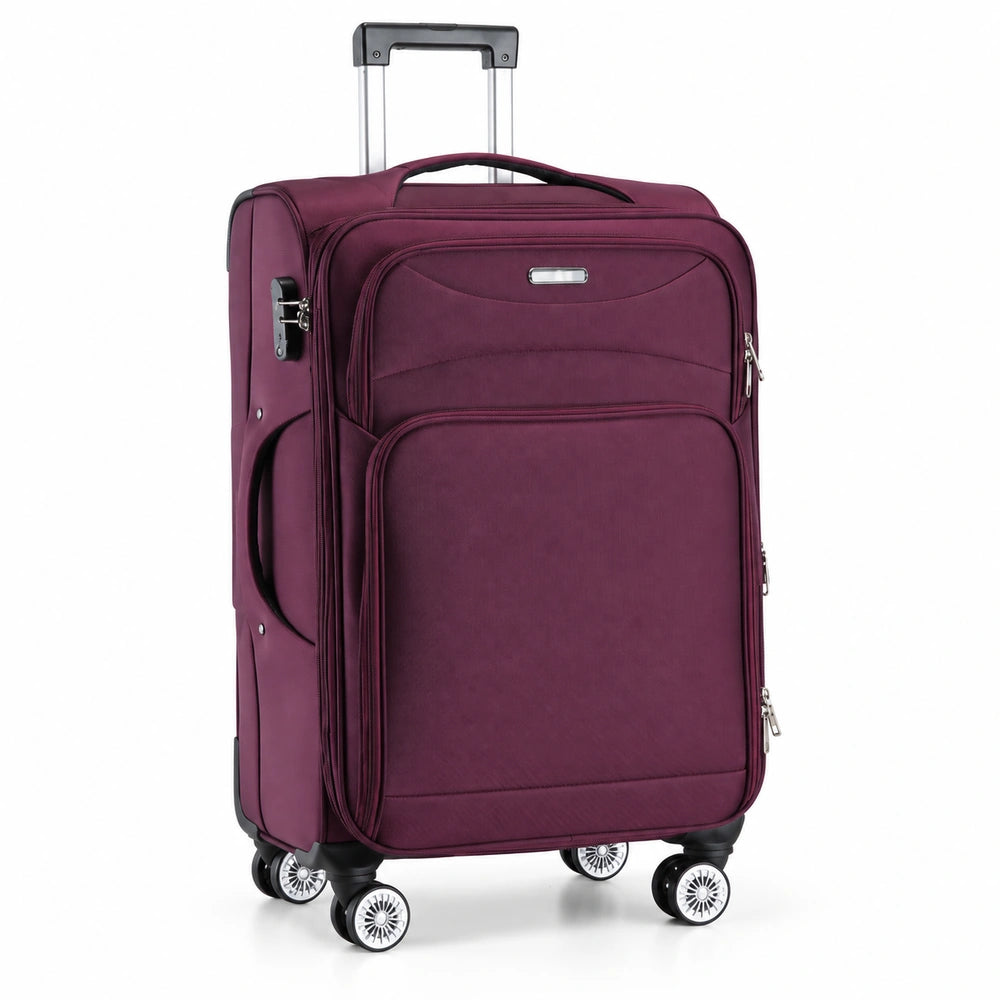 Valise soute pliable mauve