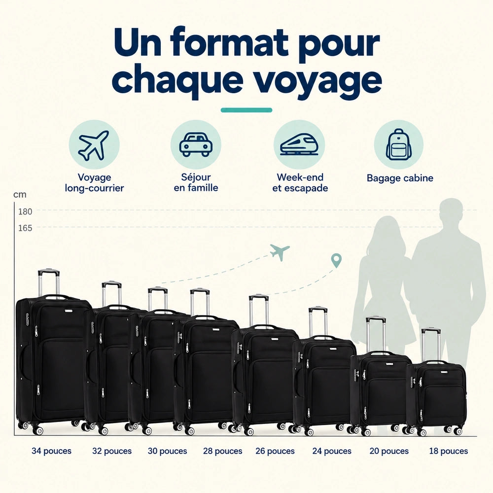 Valise soute pliable dimensions