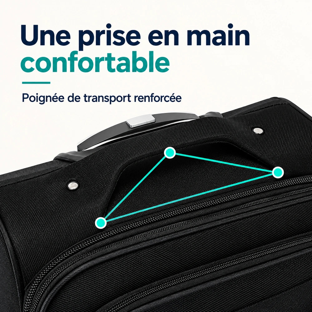 Valise soute pliable prise en main