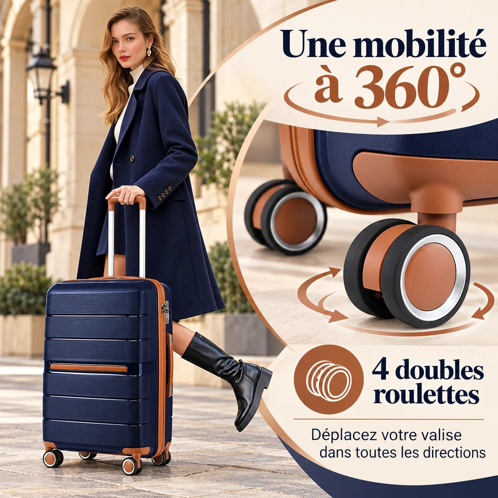 Valise soute polypropylène mobilité