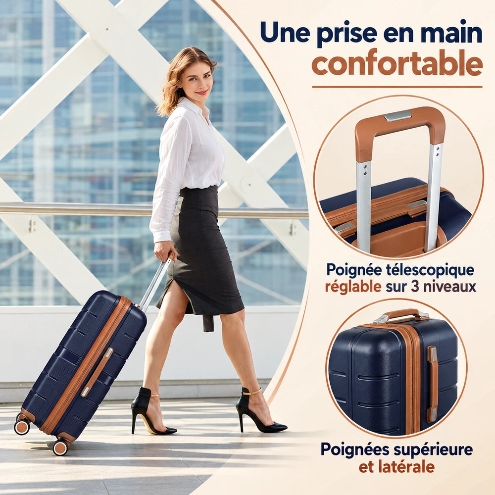 Valise soute polypropylène prise en main