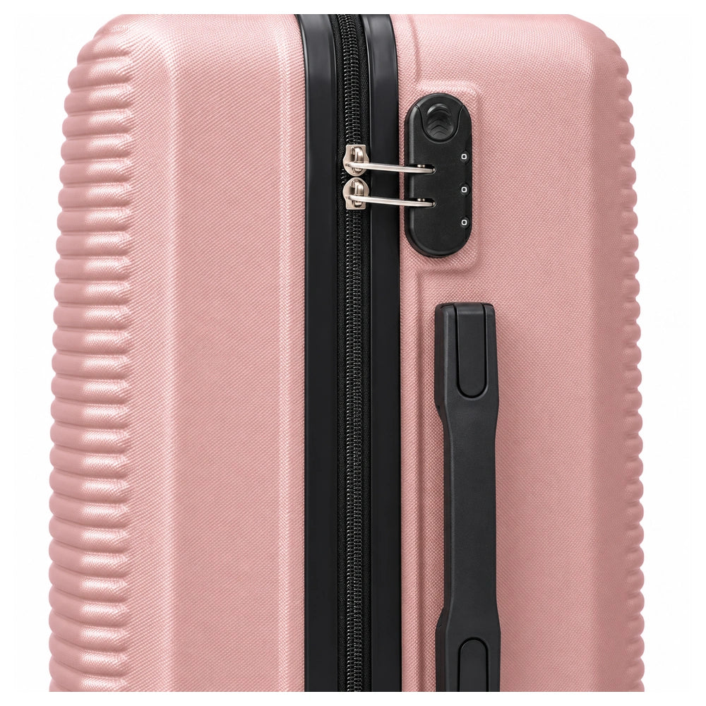 Valise soute rose serrure