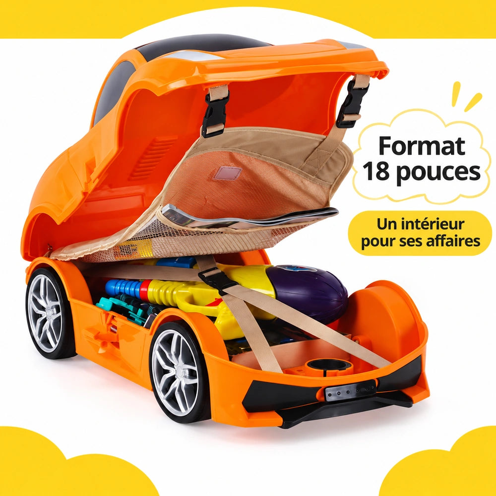 Valise voiture enfant format